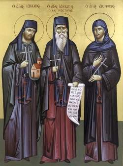 Афонские Иаков Костурский и ученики его Иаков иеродиакон и Дионисий монах (1520)