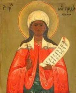 Virgin Martyr Mastridia of Alexandria