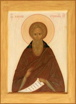 Venerable Sergius, Abbot of Nurma, disciple of Venerable Sergius of Radonezh, Vologda