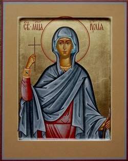 Αγία Ιουλία, Παρθενομάρτυρας της Κορσικής