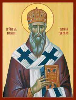 Venerable Stephen (in monasticism Simeon), the Myrrhgusher and Prince of Serbia