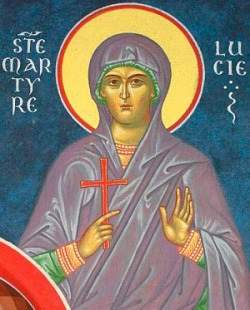 Άγιοι Λουκία η Παρθενομάρτυς και οι συν αυτή εν Ρώμη