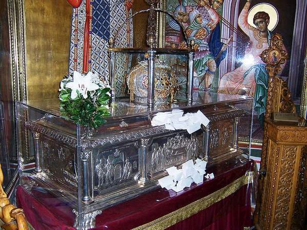 Рака с мощами святого Дмитрия