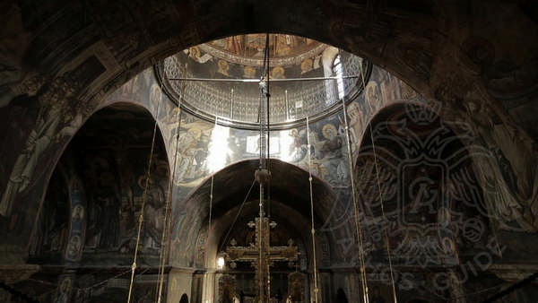 Купол храма монастыря Ватопед