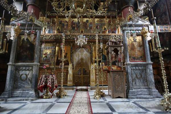 Фото иконостаса монастыря Филофей