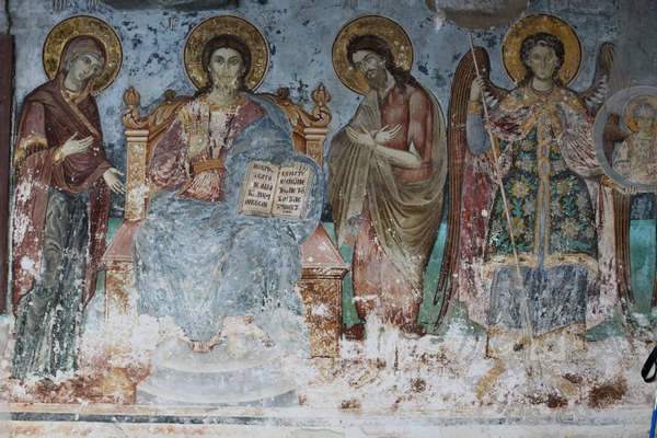 Фрески монастыря Протат на Афоне