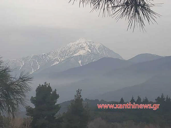 Вид на Гору Афон фото