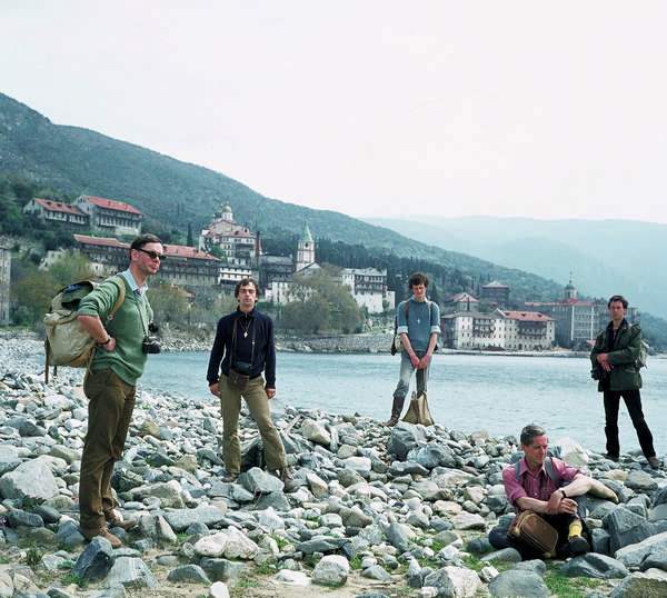 Вид на монастырь Святого Пантелеймона