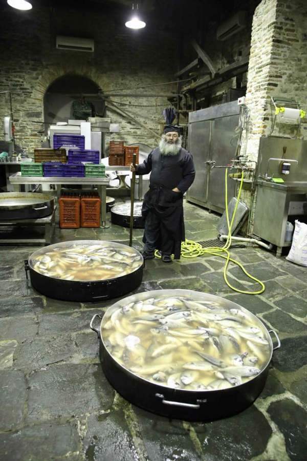 Кухня в монастыре Кутлумуш