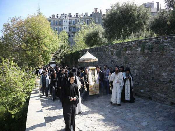 Крестный ход на Афоне