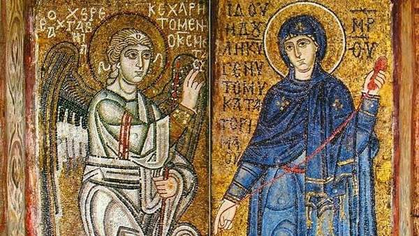 Богородица и Архангел Гавриил