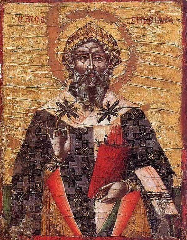 Икона святого Спиридона фото