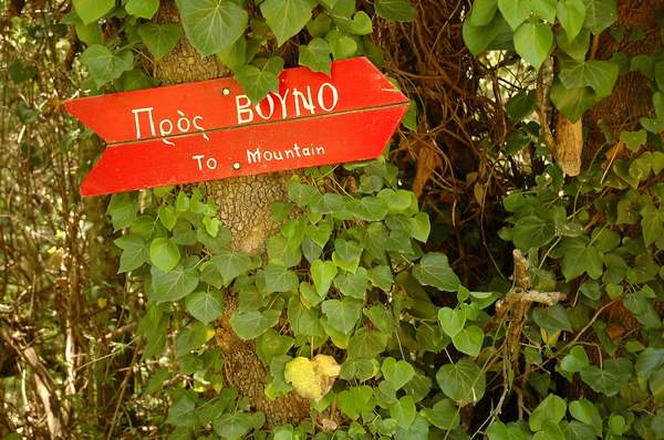 Указатель на Афоне фото